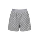ANEW GOLF WOMEN TERRY CHECK BOARD HALF PANTS