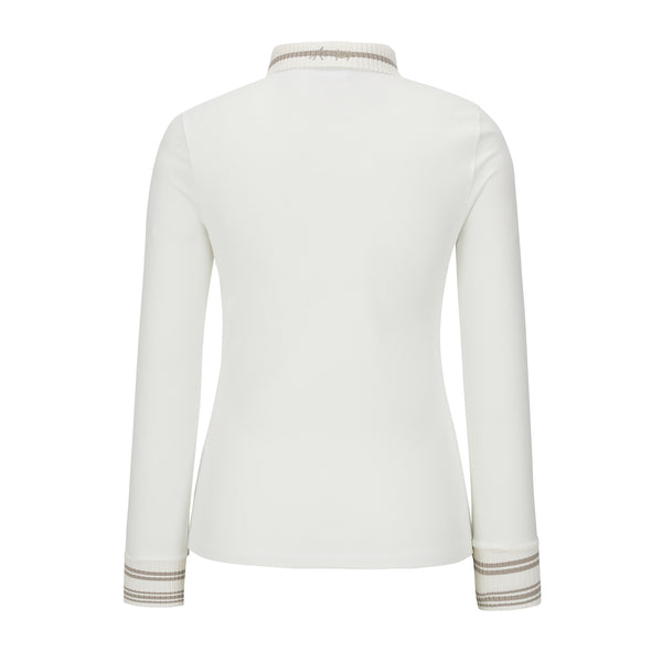 Anew Golf 2024FW Women Knit Collar Long T-Shirt