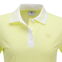 ANEW GOLF WOMEN COLLAR COLOR BLOCK SHORT T-SHIRT