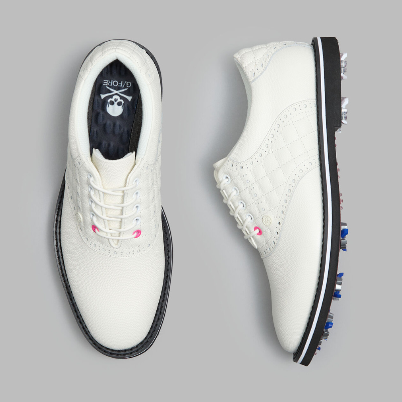 G/FORE MEN GALLIVANTER G/LOCK LEATHER SADDLE GOLF SHOE – GreenTee