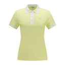 ANEW GOLF WOMEN COLLAR COLOR BLOCK SHORT T-SHIRT