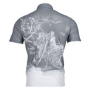 AMAZINGCRE MEN DANTE'S INFERNO COLLAR T-SHIRT (GREY)