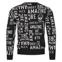 AMAZINGCRE 2023FW PULL À COL ROND POUR HOMMES AERO FIT