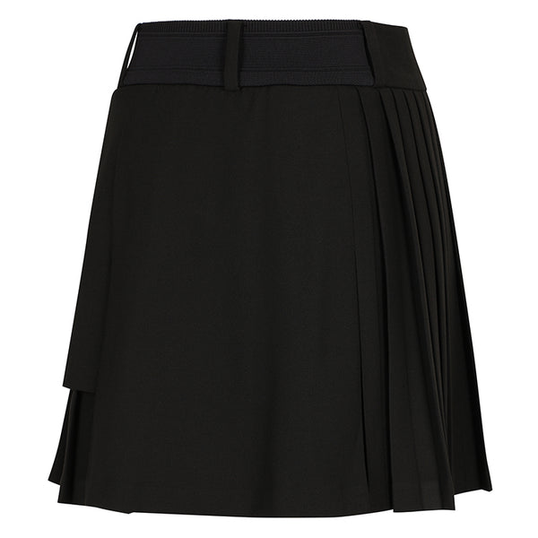 AMAZINGCRE WOMEN FLEXIBLE WAIST PLEATS SKIRTS