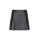 ANEW GOLF 2023FW JUPES DEMI-PLIS EN CUIR POUR FEMMES 