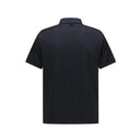 ANEW GOLF MEN JACQUARD COLLAR SHORT T-SHIRT (NAVY)