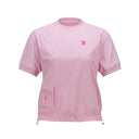 ANEW GOLF WOMEN WOOVEN BLOCK MOCK NECK T-SHIRT