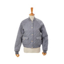 AOW WOMEN HOUNDTOOTH QUILTING JUMPER