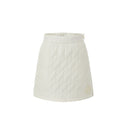 AOW WOMEN HOUNDTOOTH QUILTING SKIRT