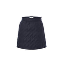 AOW WOMEN HOUNDTOOTH QUILTING SKIRT