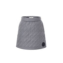 AOW WOMEN HOUNDTOOTH QUILTING SKIRT