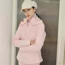 AOW WOMEN WARM QUILTING HOODIE JUMPER