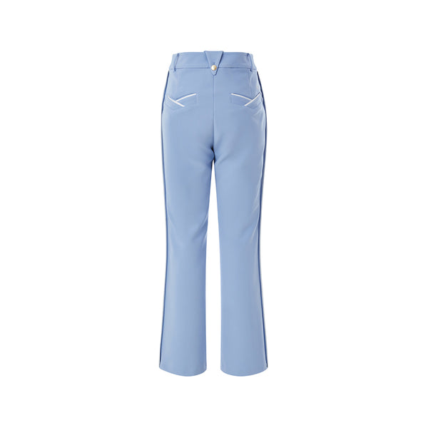 AOW 2024SS WOMEN BUTTON BOOTCUT PANTS