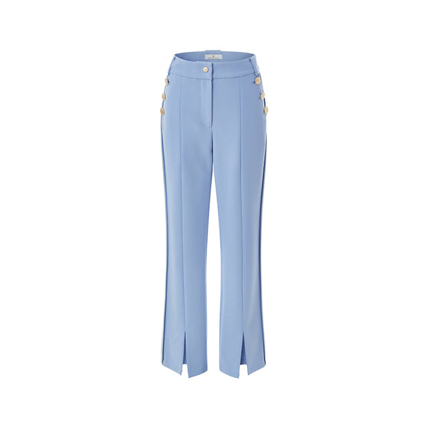 AOW 2024SS WOMEN BUTTON BOOTCUT PANTS