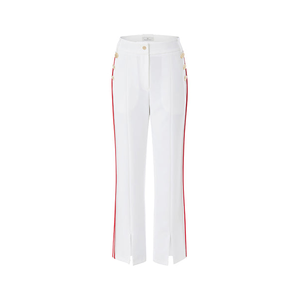 AOW 2024SS WOMEN BUTTON BOOTCUT PANTS