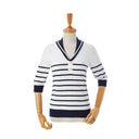 AOW WOMEN STRIPE SAILOR KNIT