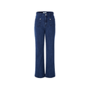 AOW WOMEN'S EMBROIDERED BOOTCUT DENIM PANTS