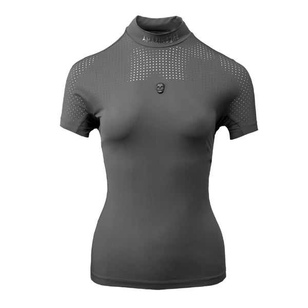 amazingcre-women-a-skull-mock-neck-sport-t-shirt