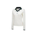 Anew Golf Women Logo Point Cable Sweater