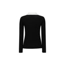 Anew Golf Women Logo Point Cable Sweater