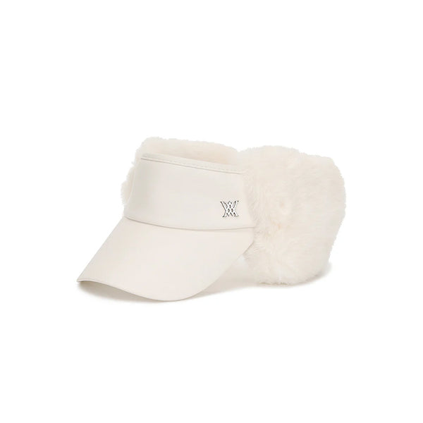 Anew Golf 2024FW Women Widen Fur Visor