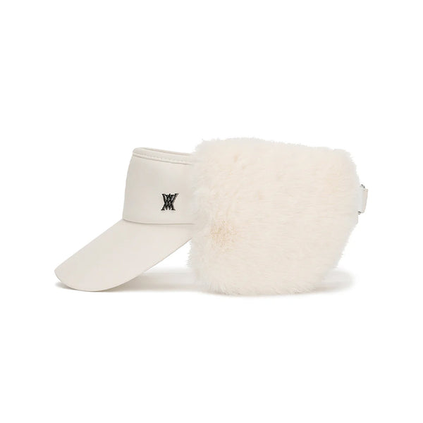 Anew Golf 2024FW Women Widen Fur Visor