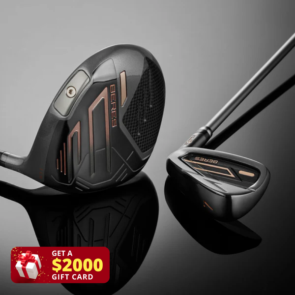 Honma Women Beres 09 Black 10-piece Package Set (Golf bag Included)