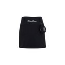Fairliar Women High Waist Ball Pocket H-Line Skirt