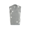 C DE NOIRS WOMEN STAR KNIT VEST