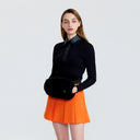 CELLTY 2023FW JUPE COURTE À PLIS ACTIVE POUR FEMME 