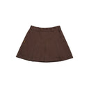 CELLTY WOMEN WOOLEN PLEATS BANDING SHORT SKIRTS
