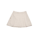 CELLTY WOMEN WOOLEN PLEATS BANDING SHORT SKIRTS