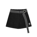 CHUCUCHU Women Belted Short Pants