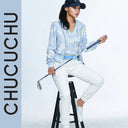CHUCUCHU Women Corduroy Pocket Pants