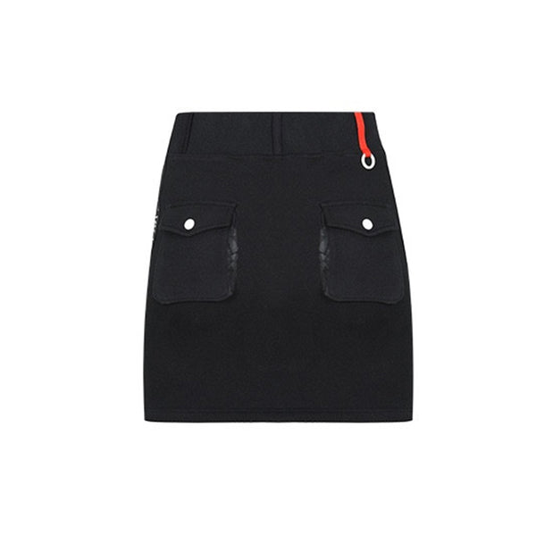 CHUCUCHU Women Pocket Point Skirt