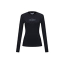 CHUCUCHU Women Tattoo Basic Crew Neck
