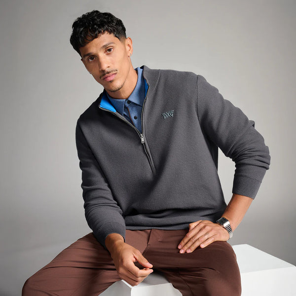 PXG USA Men Classic 1/4 Zip Sweater
