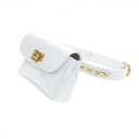 C De Noirs Women Enamel Chain-Belt Bag