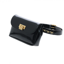 C De Noirs Women Enamel Chain-Belt Bag