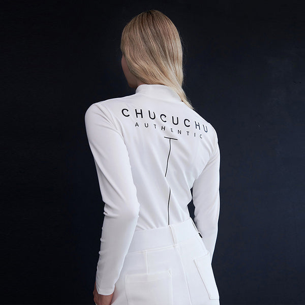 Chucuchu 2023FW Women's Half-Neck Authentic T-Shirt
