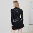 Chucuchu 2023FW T-shirt authentique à col rond pour femme 