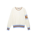 Chucuchu 2023FW Pull en tricot avec logo cœur pour femme 