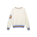 Chucuchu 2023FW Pull en tricot avec logo cœur pour femme 