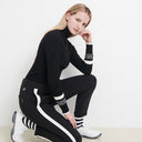 Chucuchu 2023FW Pantalon à bandes pour femmes 