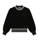 Chucuchu Velour Puff Crewneck