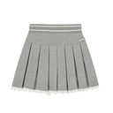 Chucuchu Lace Pleated Skirt