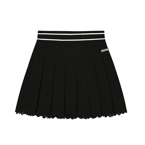 Chucuchu 2024FW Lace Pleated Skirt