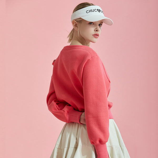 Chucuchu 2024FW Lip Point Neck Top