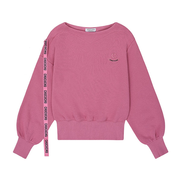 Chucuchu 2024FW Lip Point Neck Top