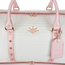 Crision Verabone Collection Boston Bag WHITE/PINK